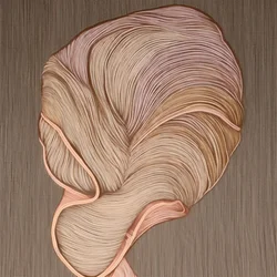 Curvas orgánicas Beige Rosa