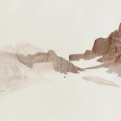 Líneas serenas de montaña