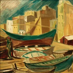 Barcos en el puerto de Tarragona