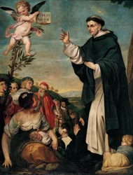 San Vicente Ferrer predicando