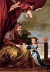 La educación de la Virgen