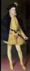 Don Carlos (1545-68), hijo del Rey Felipe II de España (1556-98) y María de Portugal
