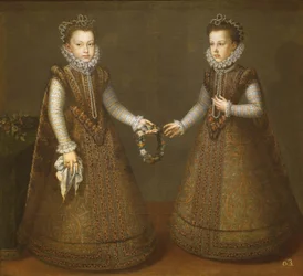 Las Infantas Isabel Clara Eugenia y Catalina Micaela