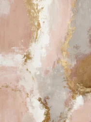 Abstracción en oro rosado