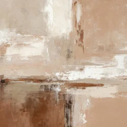 Capas abstractas con tonos terrosos