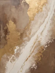 Flujo abstracto dorado