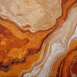 Flujo de mármol naranja