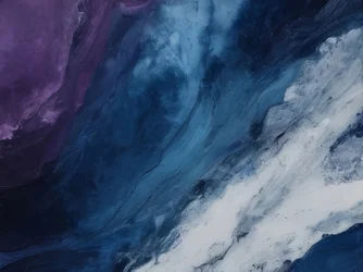 Flujo del océano azul púrpura