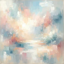 Reflejo en tonos pastel suaves
