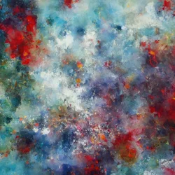 Explosión abstracta llena de color