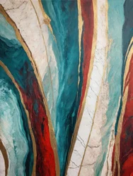 Vetas doradas de colores vivos