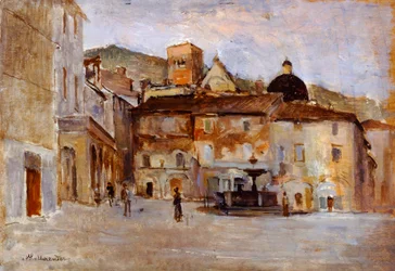 Asís por Alfonso Hollaender (1845-1923)
