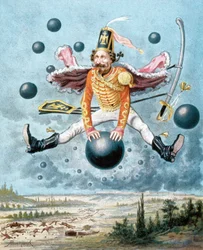 Las sorprendentes aventuras del Barón Munchausen, ilustración de Alphonse Adolphe Bichard