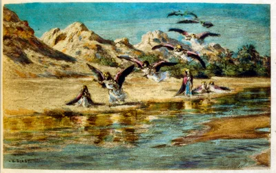 Ilustración de Dinet de 