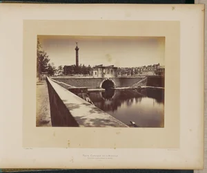 Cuartel de correos de la Bastilla. Túnel y Columna de Julio.