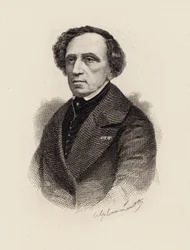 Retrato del compositor Giacomo Meyerbeer 1791-1864, 1875