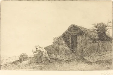 A lo largo de la cima de la colina