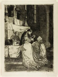 Comunión en la Iglesia de San Médard