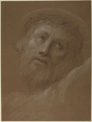 Cabeza de Cristo coronada de espinas