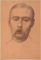 Cabeza de hombre  (Posible retrato del profesor E. D. Adams)