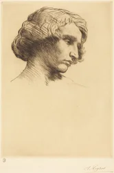 Cabeza de hombre (Tête d