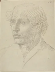 Estudio de cabeza de hombre