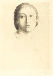 Cabeza de una Joven (Tête de jeune fille)