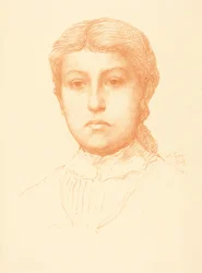 Cabeza de una joven (Tête de jeune fille)