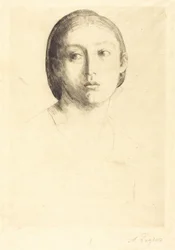 Cabeza de una joven