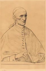 Su Eminencia el Cardenal Manning, 1ª placa