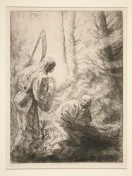 La Mort at le Bucheron, No. 2 (La muerte y el leñador)