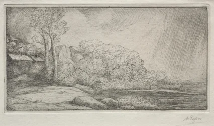 Paisaje con dos árboles (Paysage aux deux Arbres)