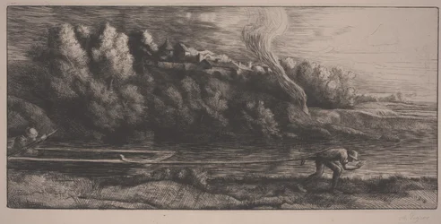 Paisaje con barco