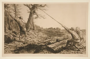 Les bucherons (Leñadores)