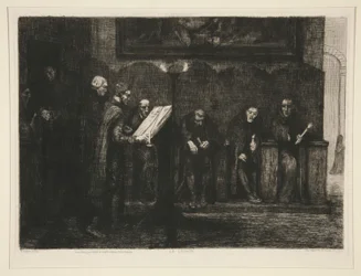 Les chantres espagnols, o Le lutrin (Los cantores españoles, o El atril)