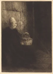 Campesina de Boulogne (Campesina de los alrededores de Boulogne, conocida como «La mujer de la cesta»)