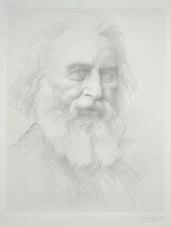 Retrato de Henry Wadsworth Longfellow (2ª placa)