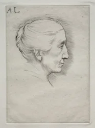 Retrato de Mme. Emily Hughes 1ª Placa