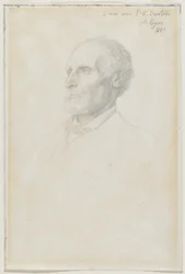 Retrato de Sir Frederick W. Burton, Director de la Galería Nacional, Londres, 1881