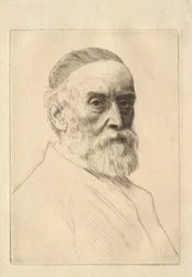Retrato del pintor G. F. Watts (1817-1904)