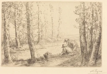 Descanso a orillas del río (Repos au bord de la rivière)
