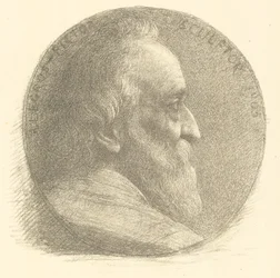 Autorretrato, Medallón, No.1, 9ª placa, 1905