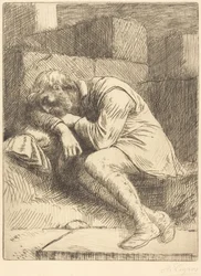 Mendigo dormido