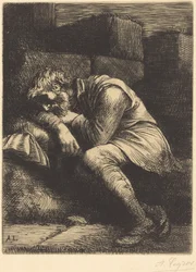 Mendigo dormido