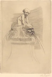 Pequeña Fuente, Niño Jugando en los Grotescos