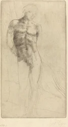 Estudio de una Figura Desnuda
