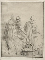 Los comerciantes de huevos, 1ª placa