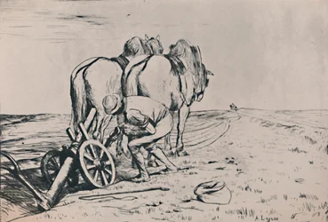 El arado, mediados-finales del siglo XIX, 1946