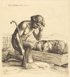 El hijo pródigo, primera placa
