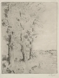 El lector: La conferencia bajo los árboles, c. 1882